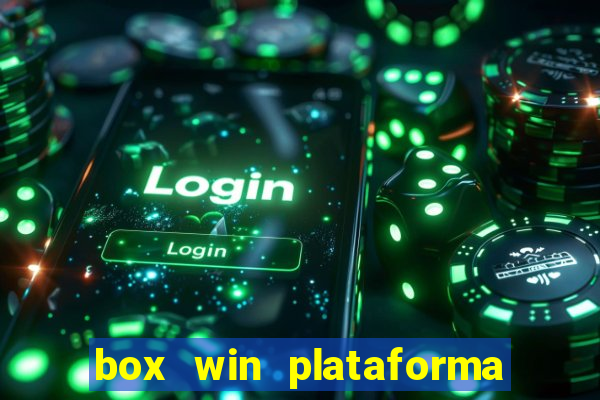 box win plataforma de jogos